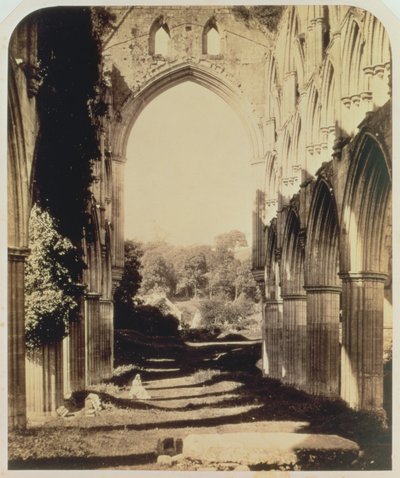 Abbazia di Rievaulx, North Yorkshire, 1854 da Roger Fenton